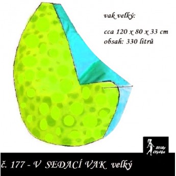 Sedací vak - velký