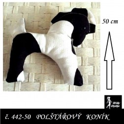 Polštářový koník velký, výška 50 cm