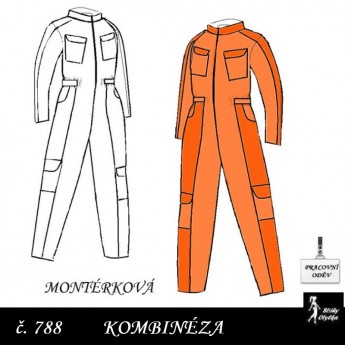 Montérkový overal Yveta / Ivoš