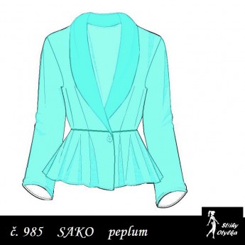 Sako peplum Marina