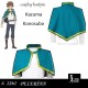 Pelerína Kazuma cosplay -anime