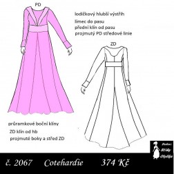 COTEHARDIE dámský svrchní oděv Barbora